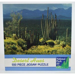 Hoyle National Park Limited Ed Organpipe Cactus Desert Hues 550 pc Jigsaw Puzzle